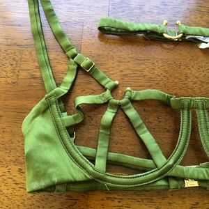 Silk Studio Pia Cage bra and panty set.